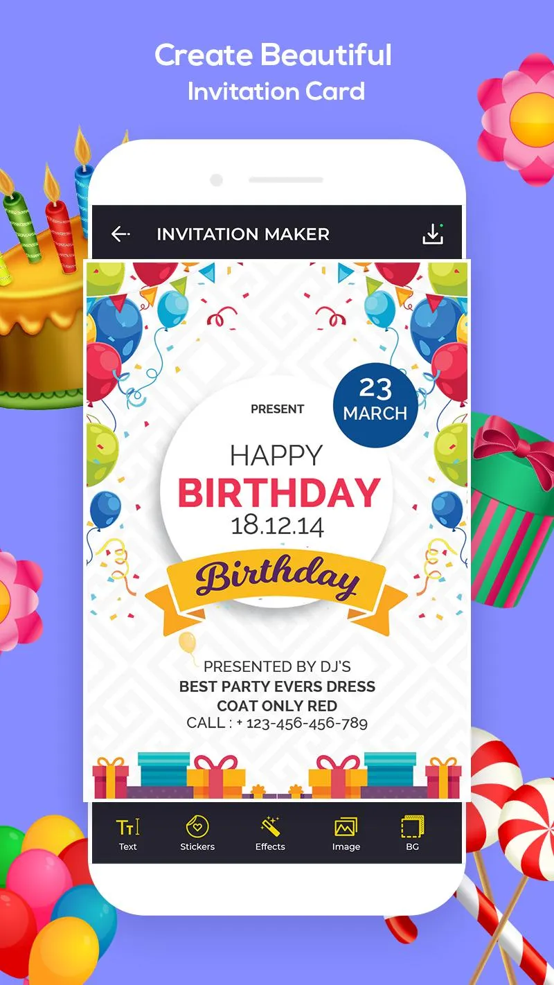 Invitation Maker, Ecards Maker | Indus Appstore | Screenshot