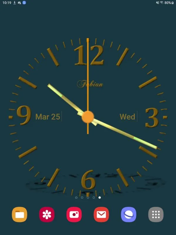 Nice Night Clock Wallpaper | Indus Appstore | Screenshot