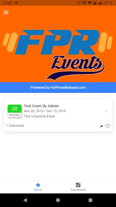 FPR Event | Indus Appstore | Screenshot