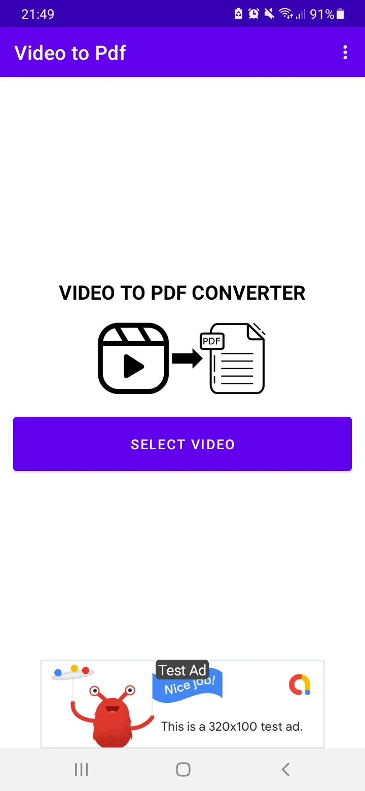 Video To Pdf Converter | Indus Appstore | Screenshot