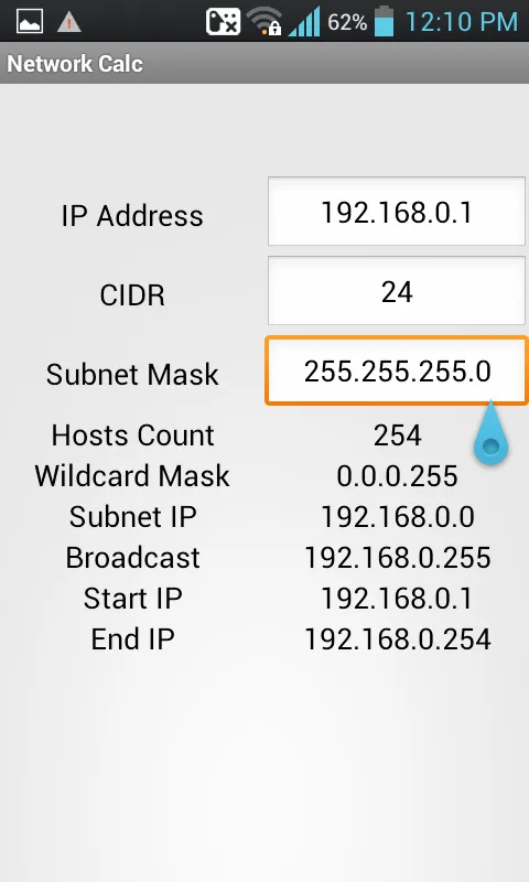 Network IP  Calculator | Indus Appstore | Screenshot