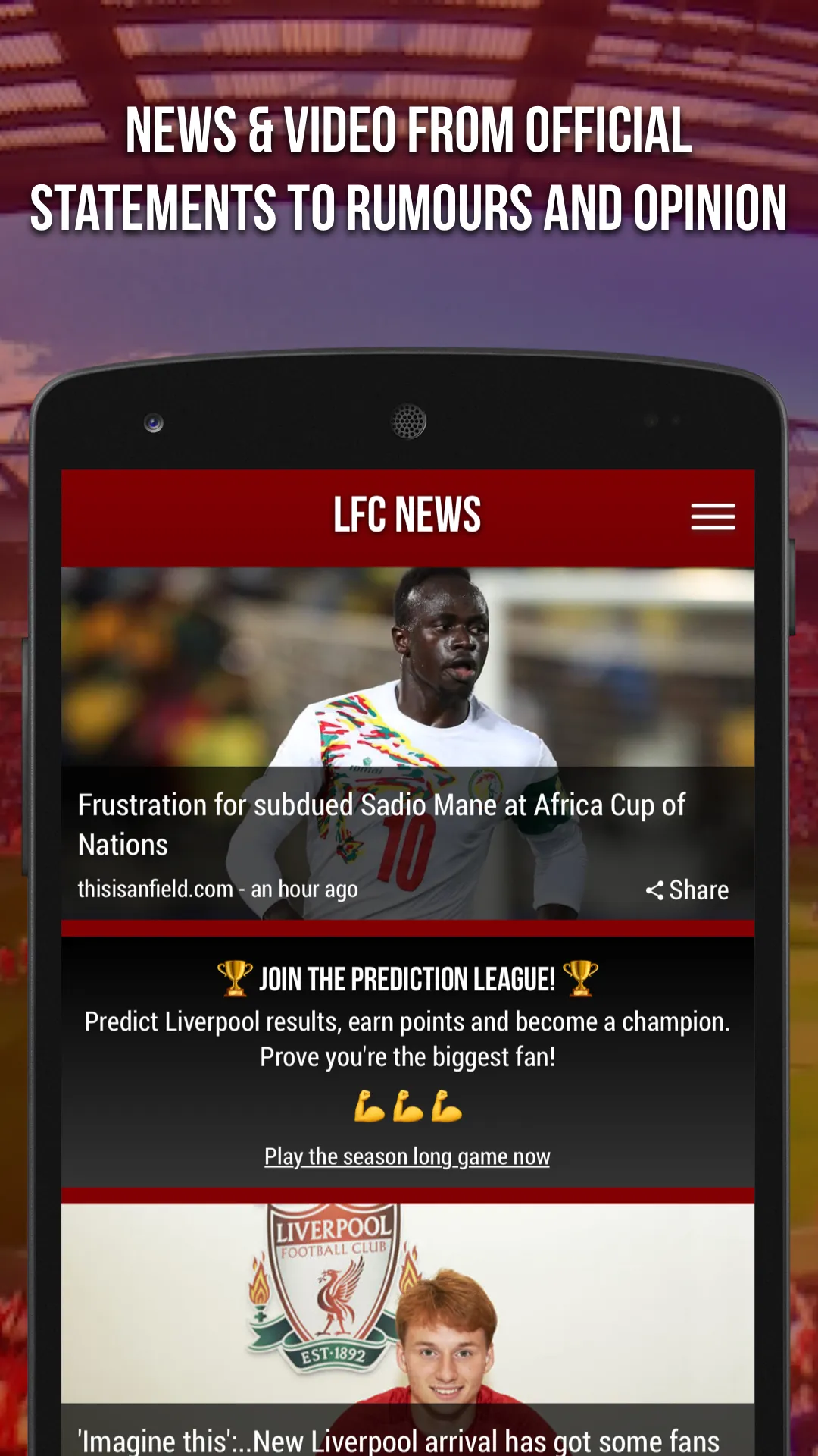 LFC News - Fan App | Indus Appstore | Screenshot