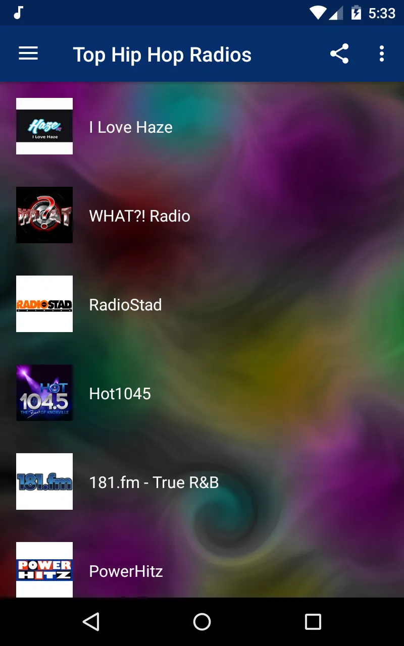 Top Hip Hop Radios | Indus Appstore | Screenshot