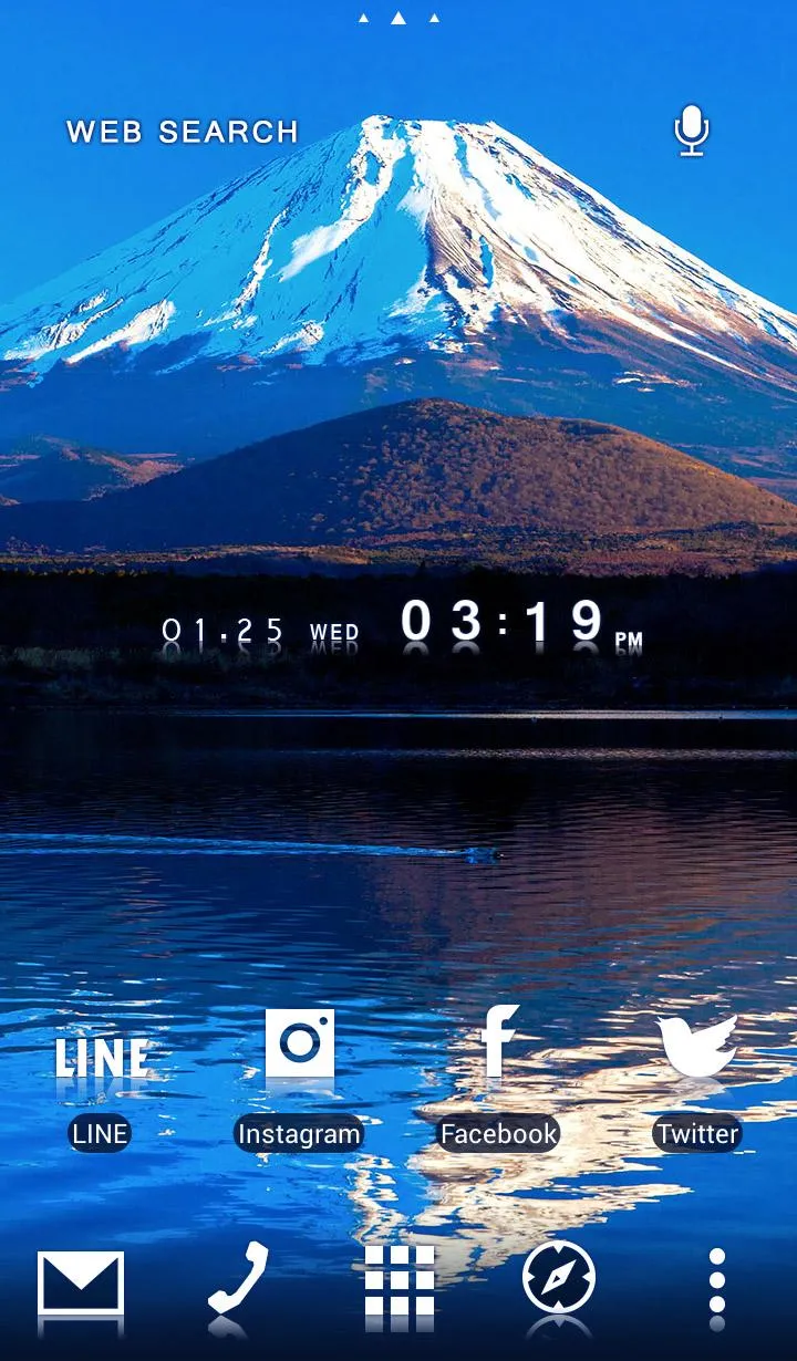 Mt. Fuji Theme +HOME | Indus Appstore | Screenshot