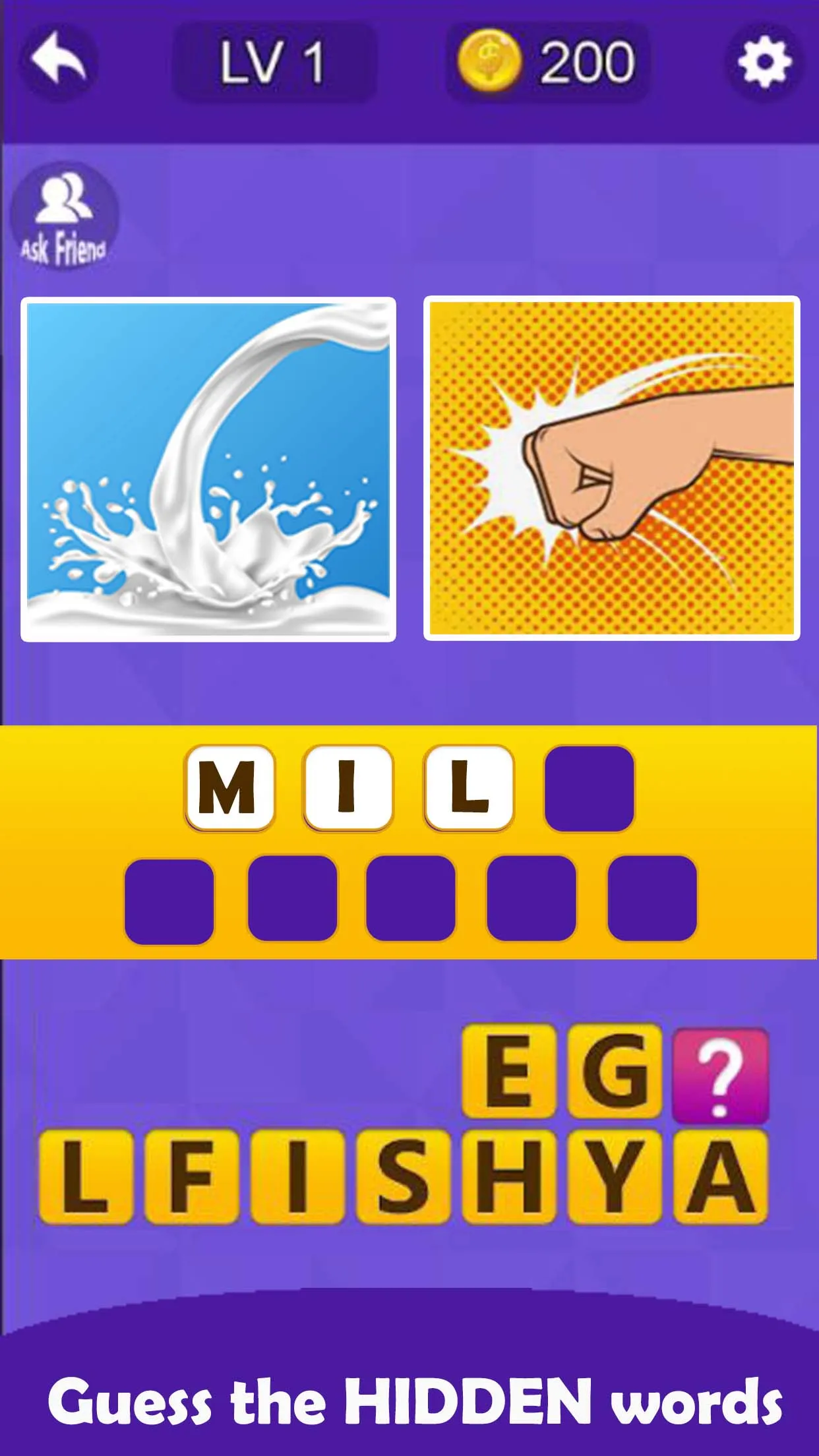 2 Pics 1 Word - Guessing Word | Indus Appstore | Screenshot