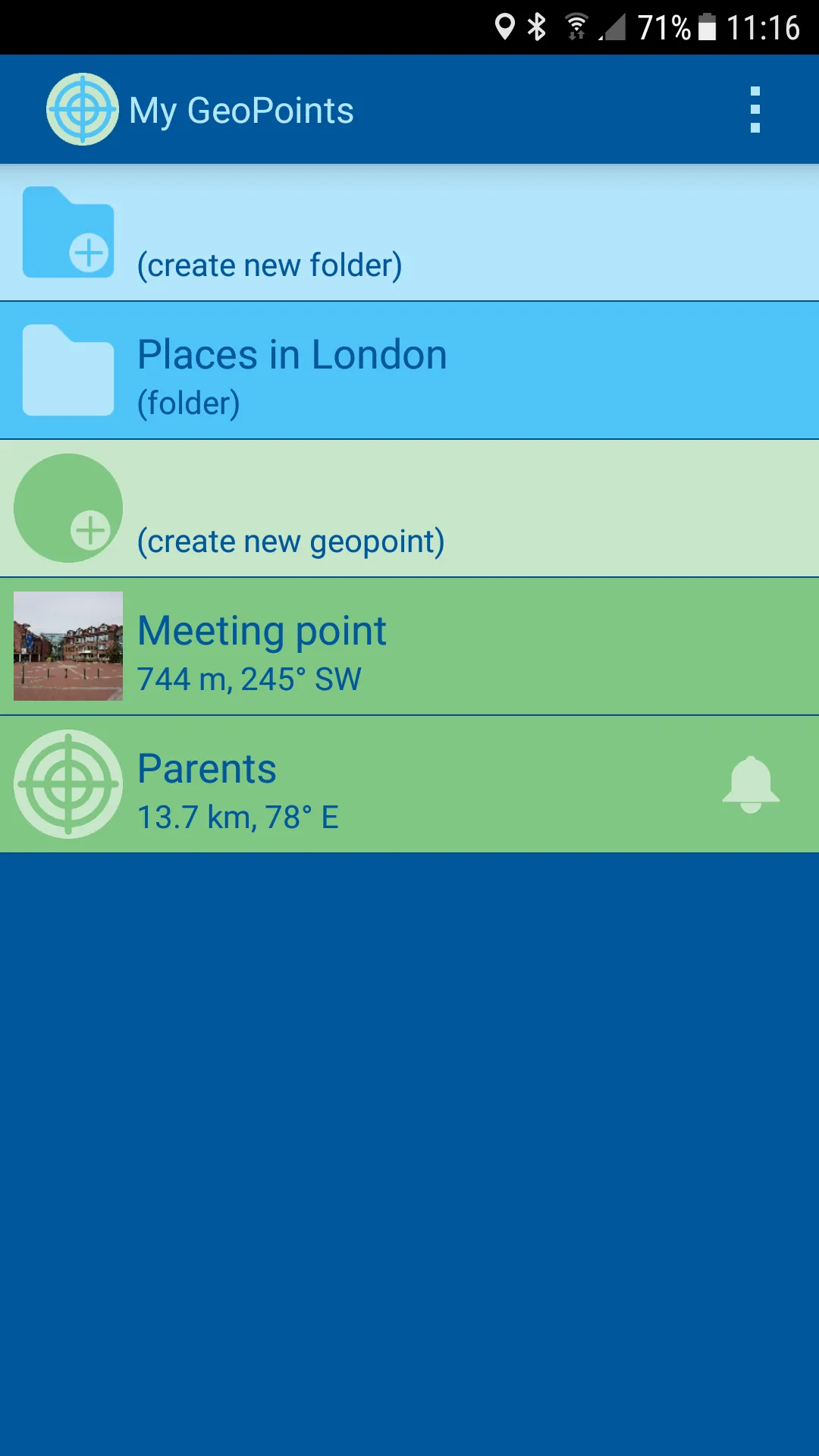 My GeoPoints | Indus Appstore | Screenshot