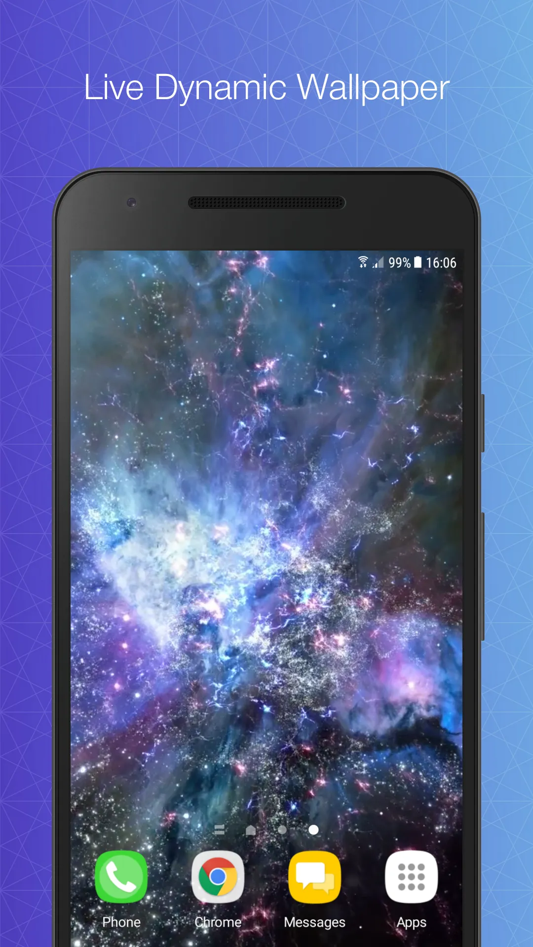 Galaxy Live Wallpaper | Indus Appstore | Screenshot