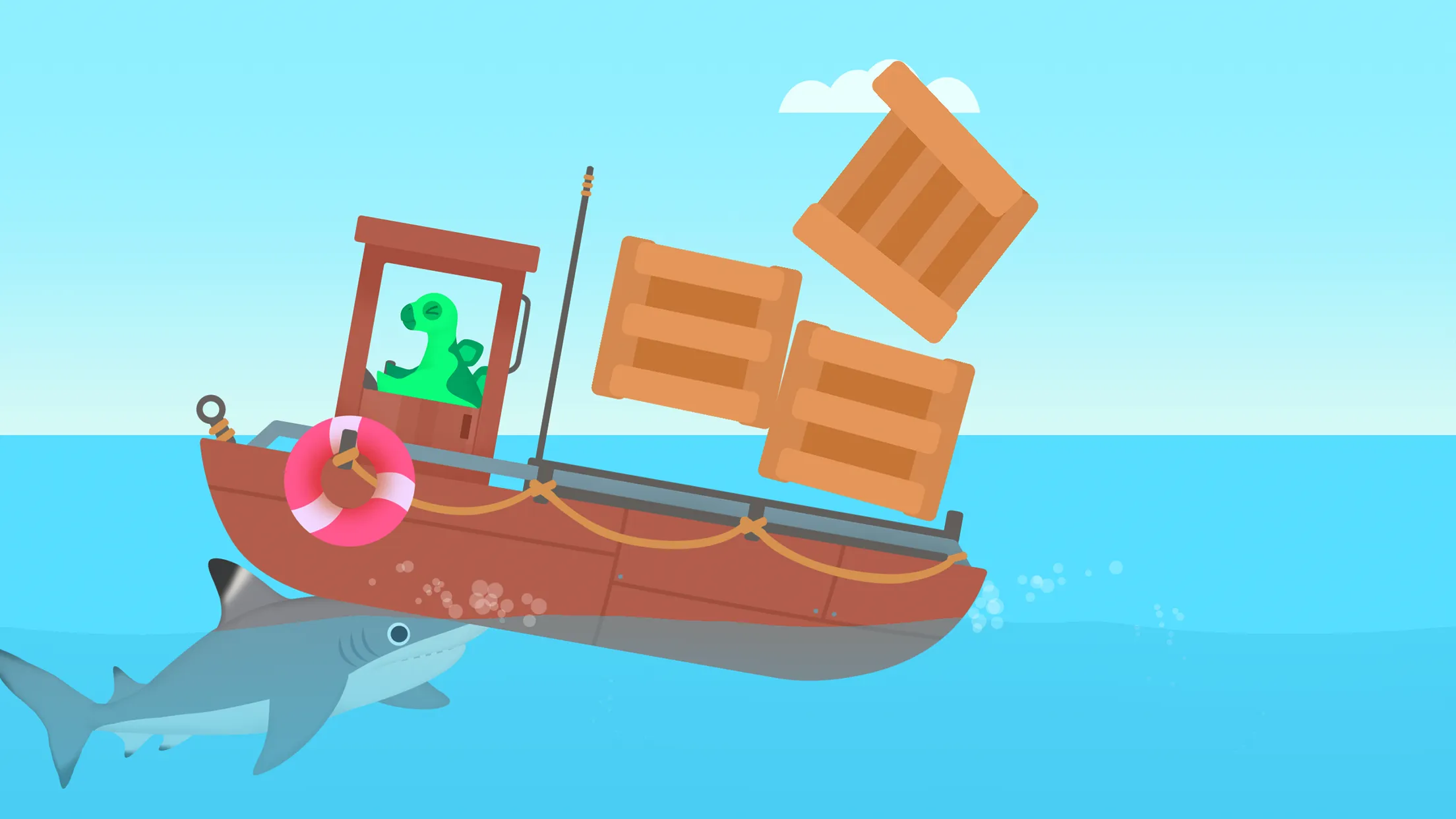 Dinosaur Submarine - for kids | Indus Appstore | Screenshot