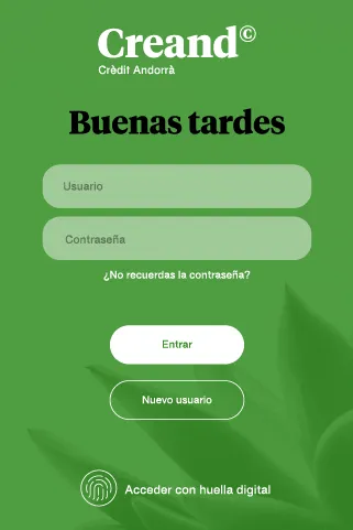 Creand Crèdit Andorrà | Indus Appstore | Screenshot