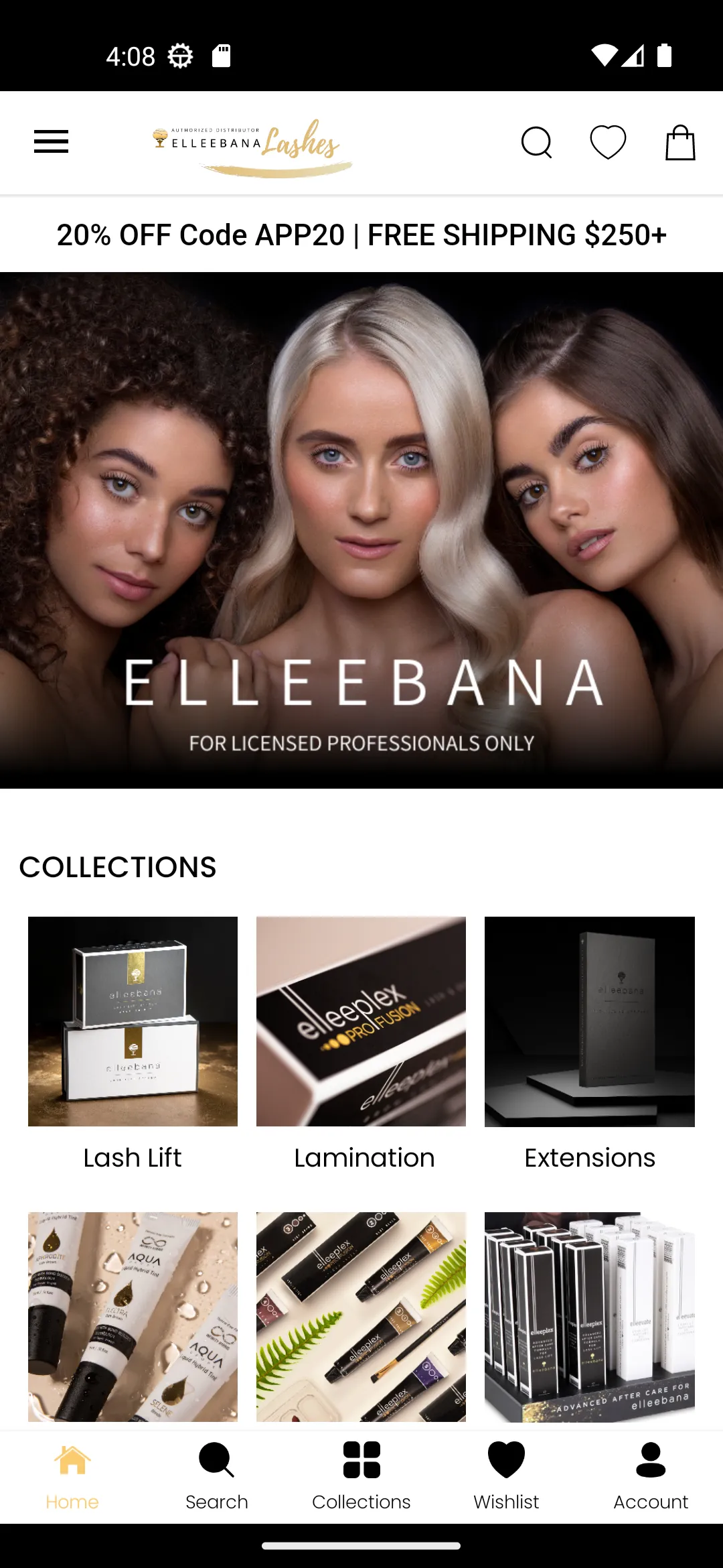 Elleebana Lashes | Indus Appstore | Screenshot