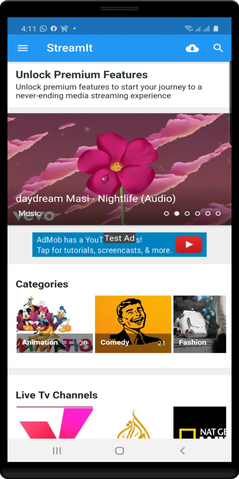 Streamit Flutter | Indus Appstore | Screenshot