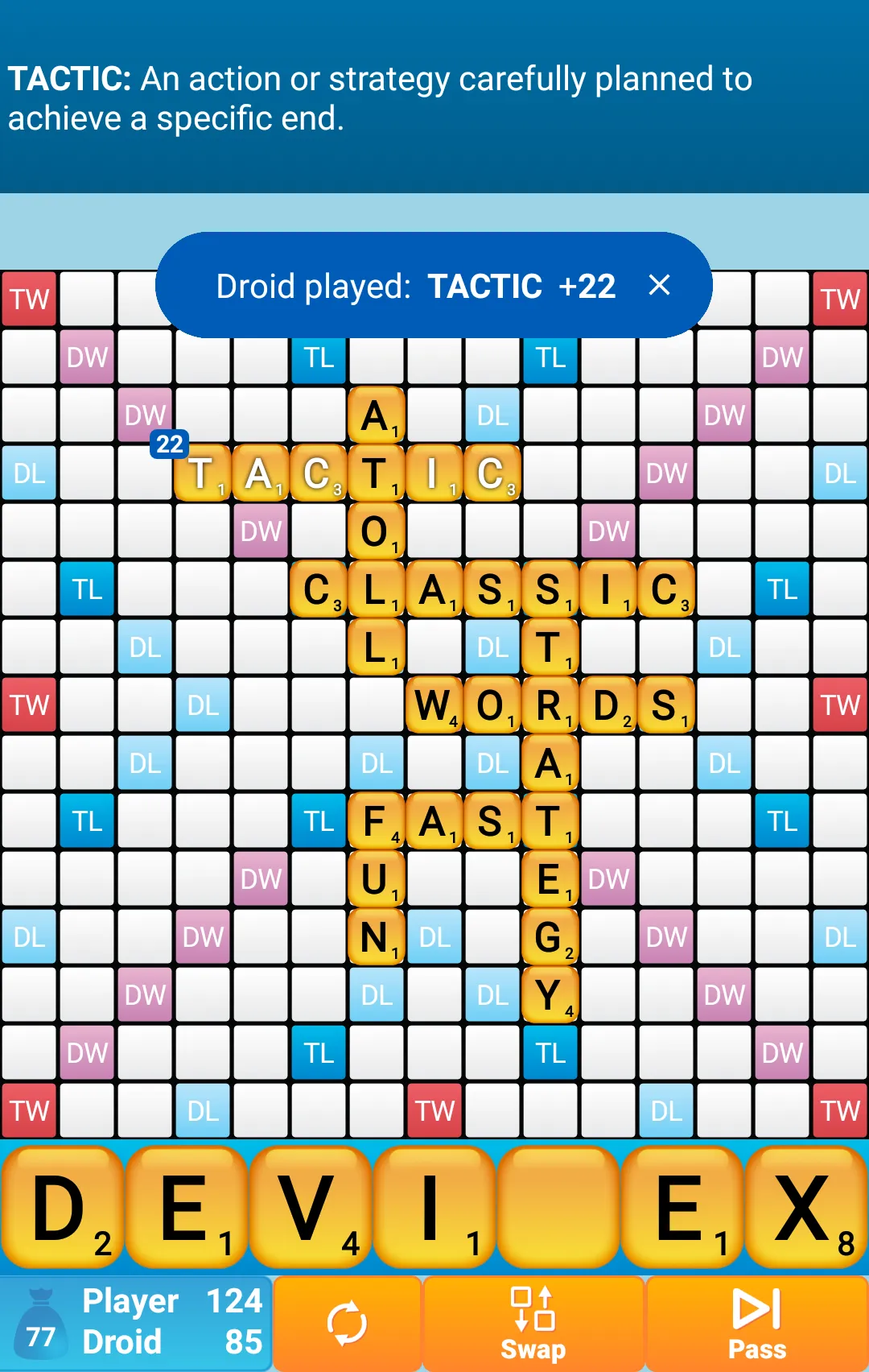 Classic Words Solo | Indus Appstore | Screenshot