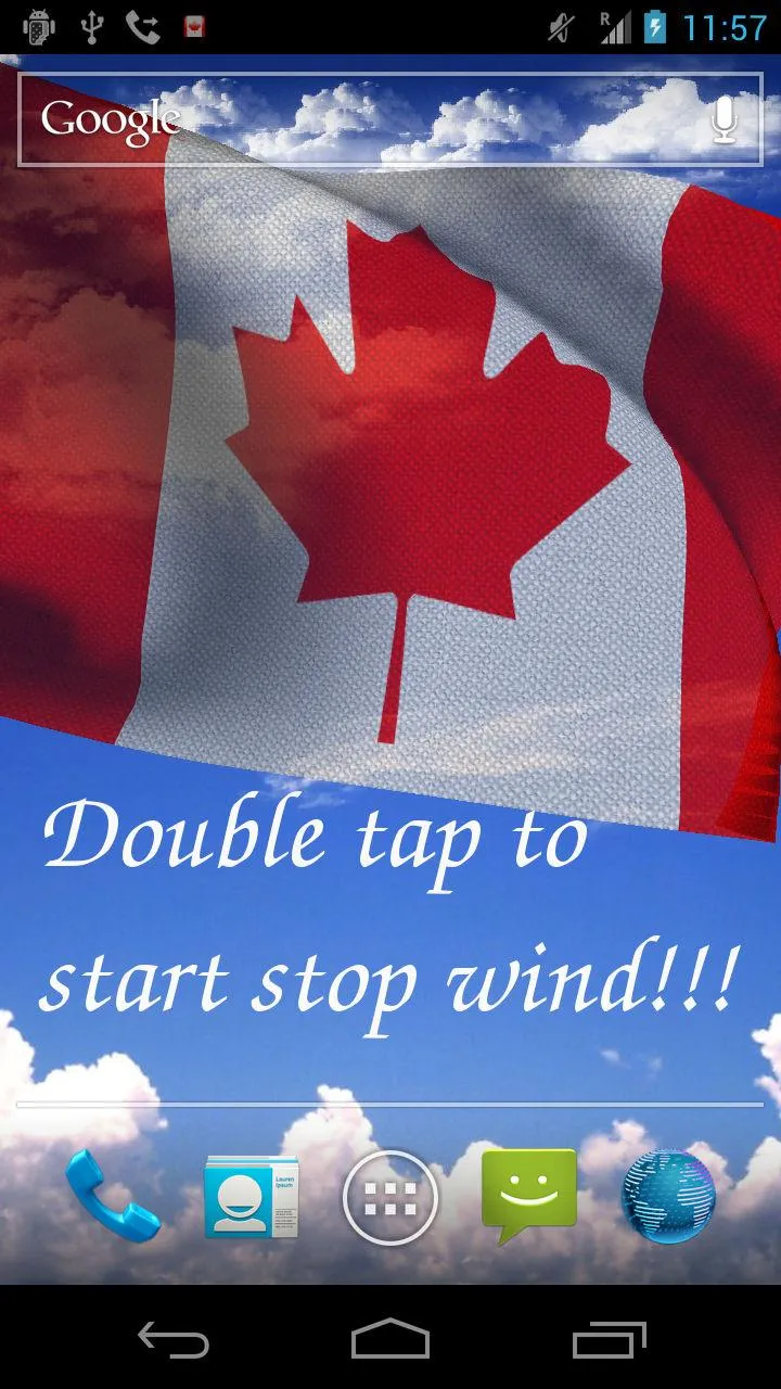 Canada Flag Live Wallpaper | Indus Appstore | Screenshot