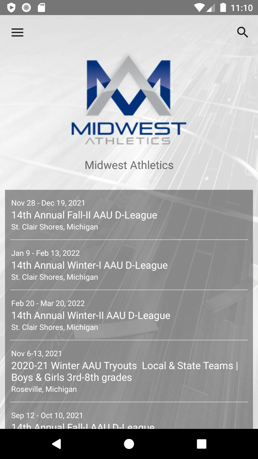 Midwest Athletics | Indus Appstore | Screenshot