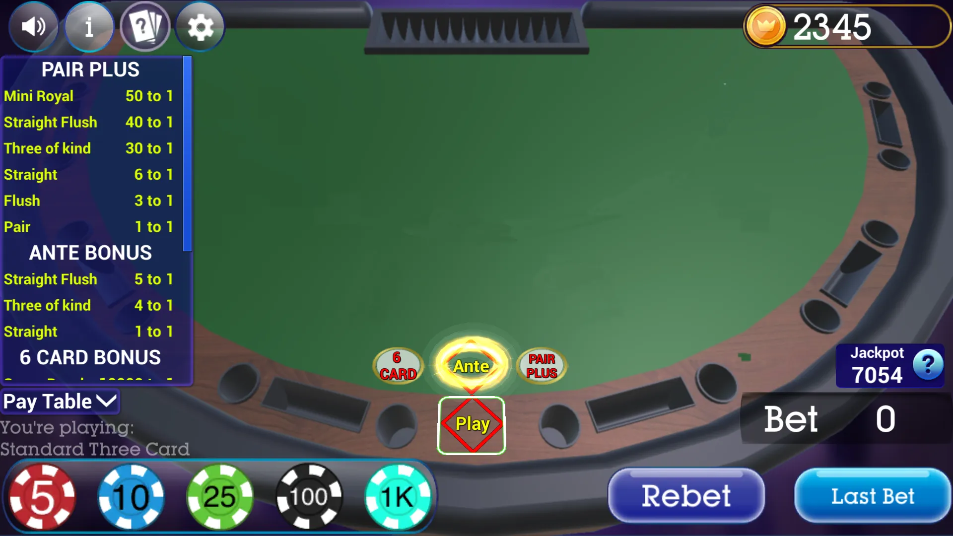 Three Card Poker Texas Holdem | Indus Appstore | Screenshot