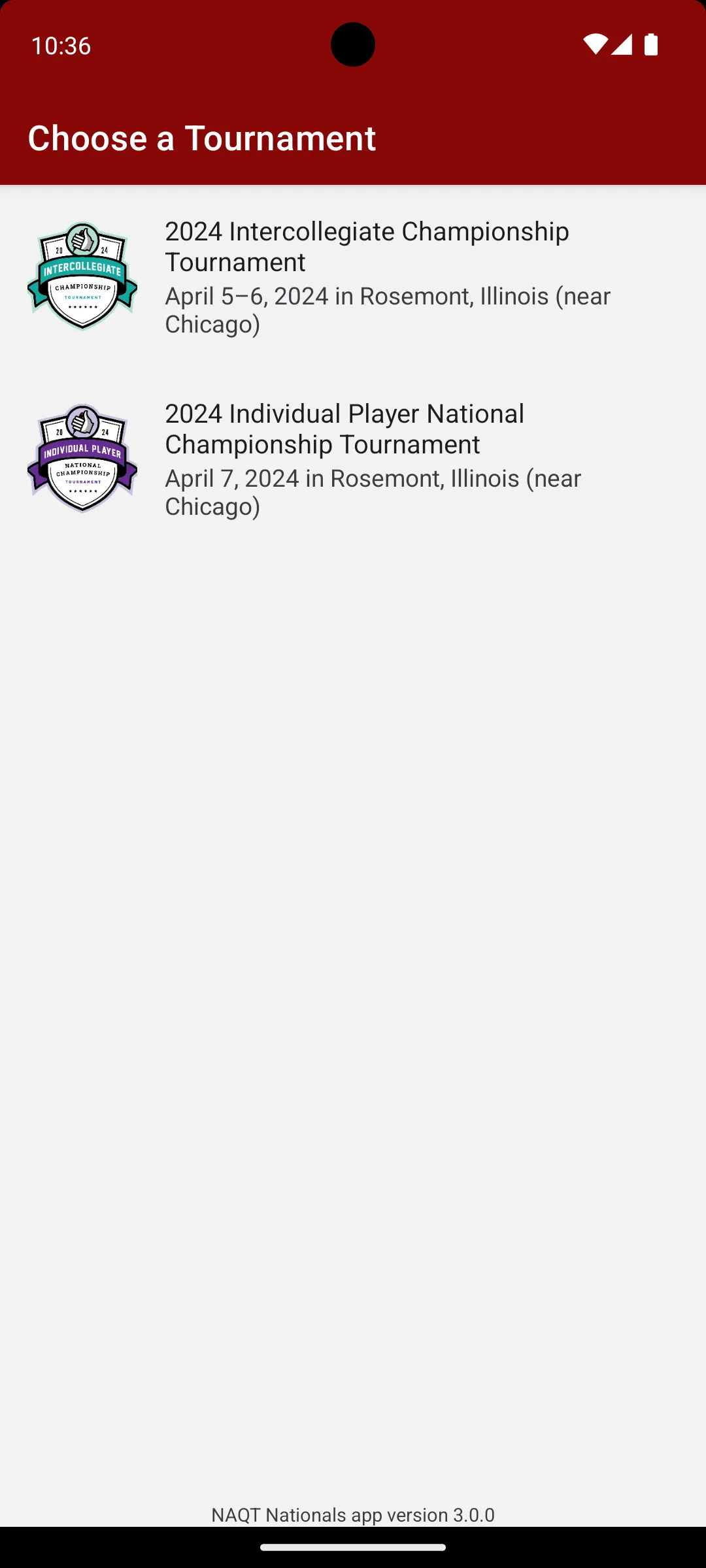 NAQT National Championships | Indus Appstore | Screenshot