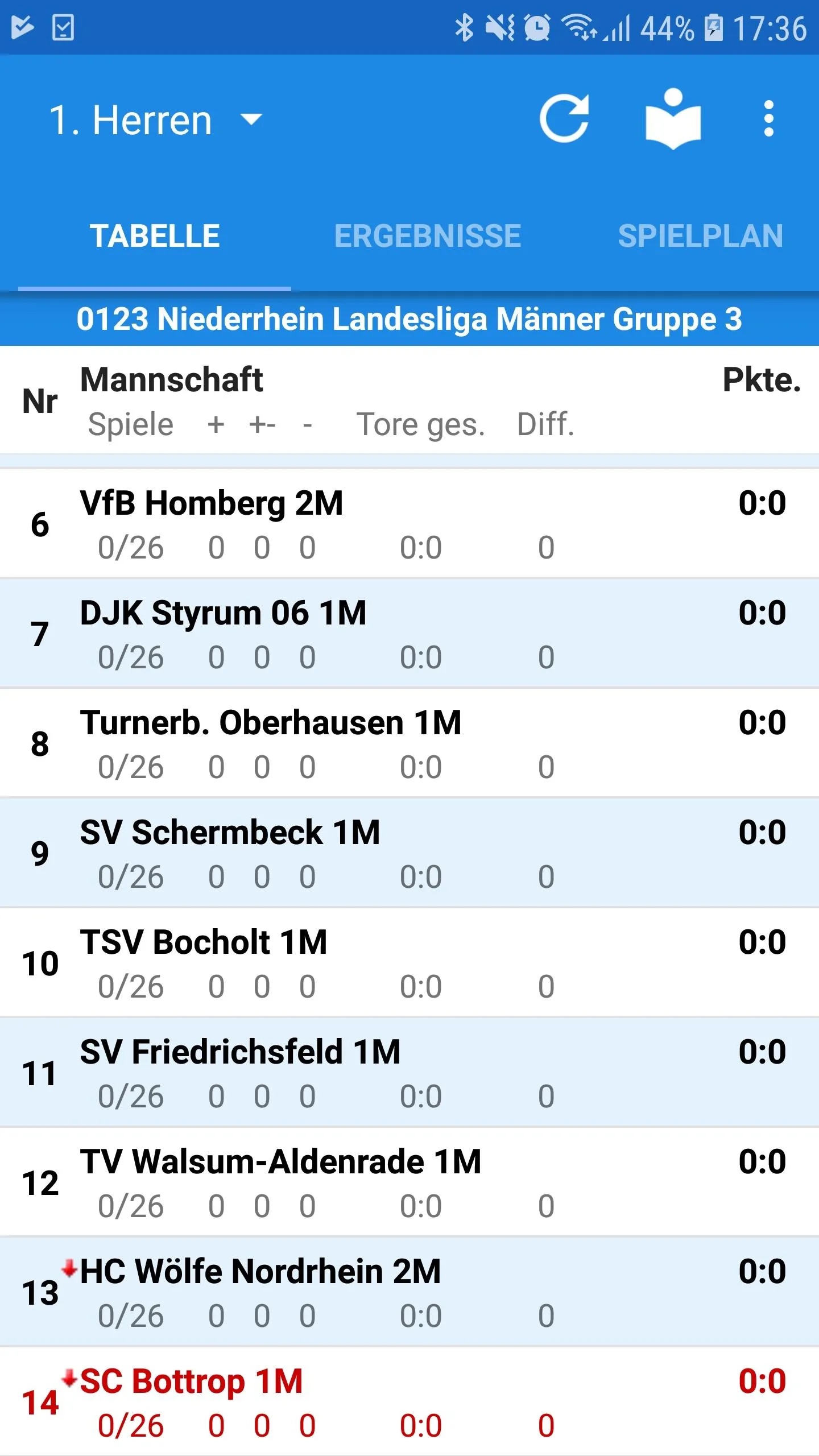 SC Bottrop Handball | Indus Appstore | Screenshot