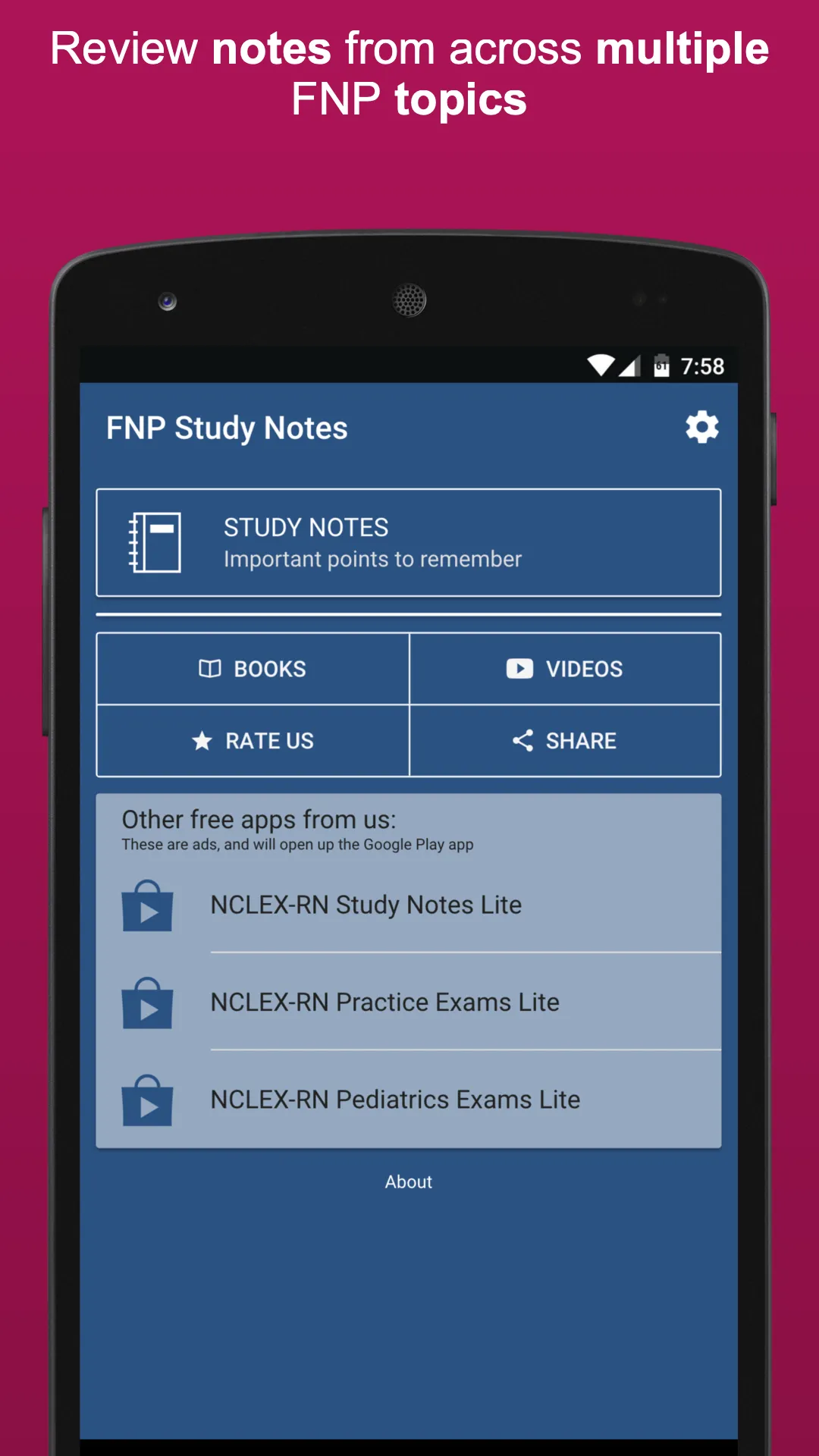 FNP Exam Study Notes | Indus Appstore | Screenshot