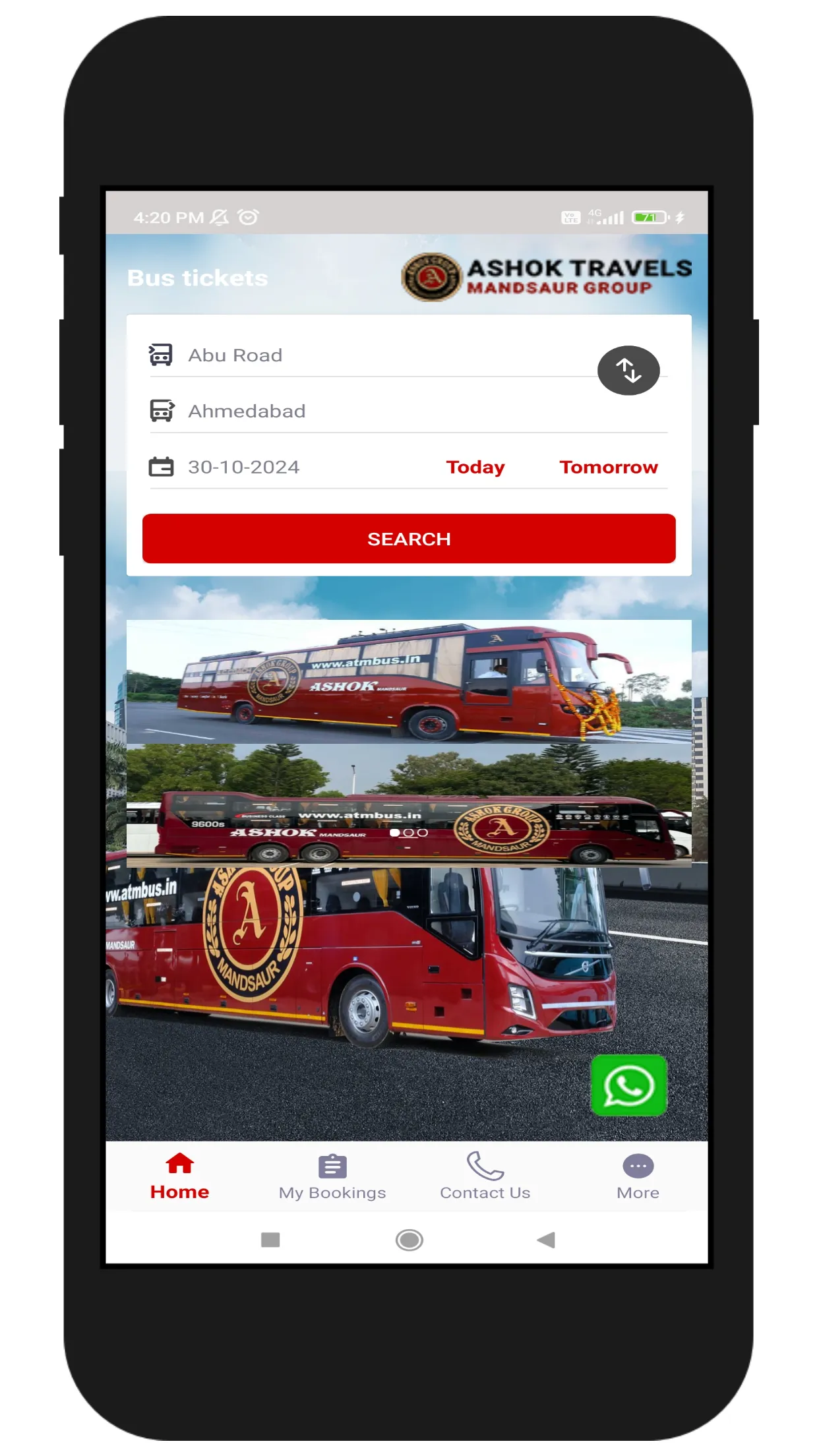 Ashok Travels Mandsaur Group | Indus Appstore | Screenshot