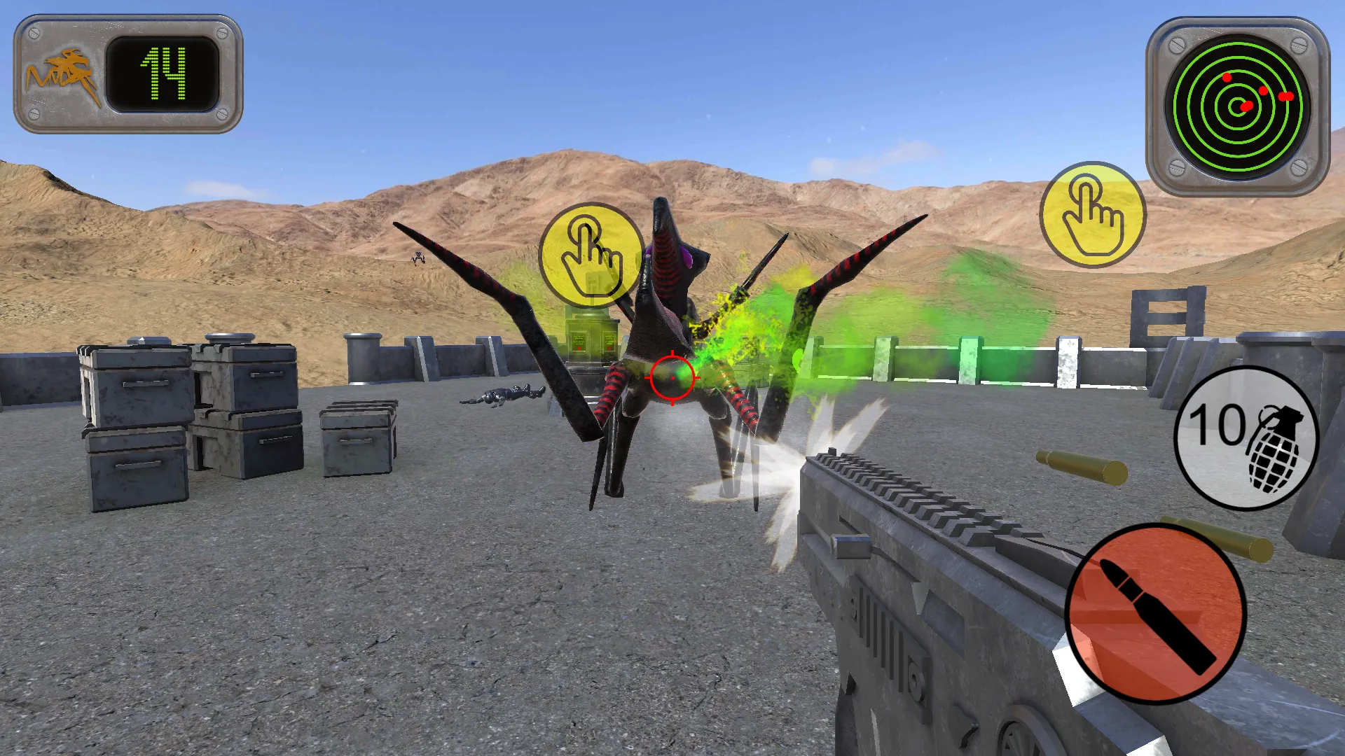 Attack Of The Alien Bugs | Indus Appstore | Screenshot