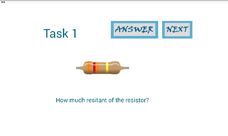 Resistor Quiz | Indus Appstore | Screenshot