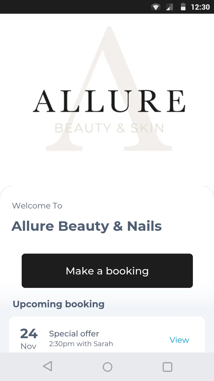 Allure Beauty & Nails | Indus Appstore | Screenshot