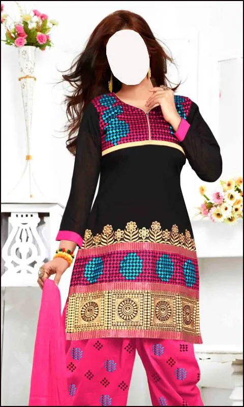 Punjabi Women Photo Suit | Indus Appstore | Screenshot