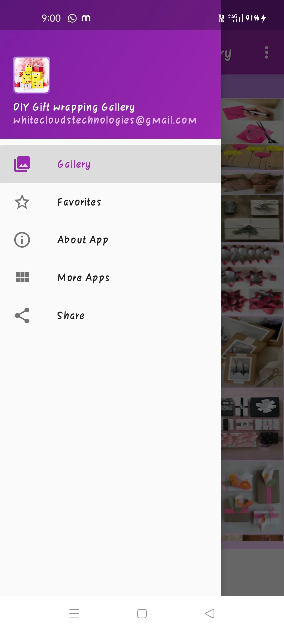 DIY Gift Wrapping Gallery | Indus Appstore | Screenshot