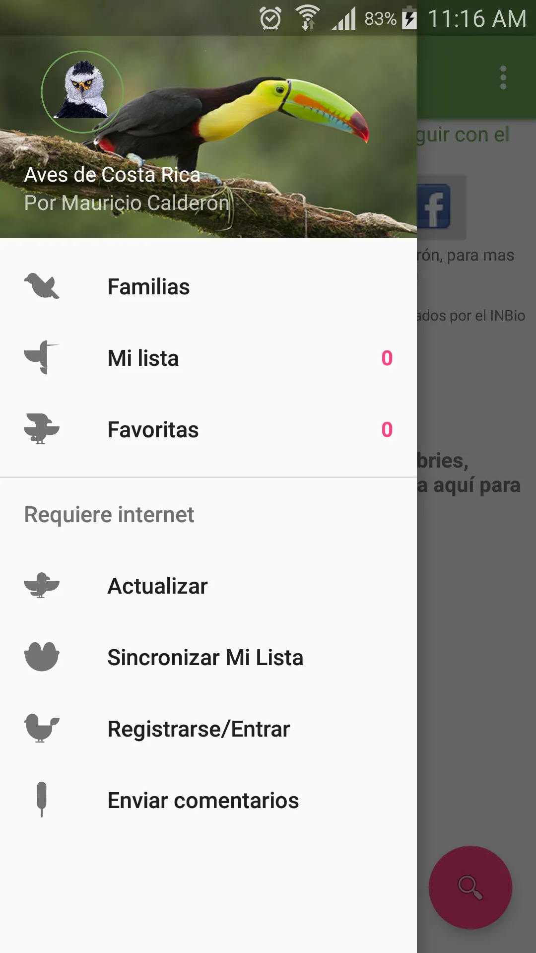 Aves de Costa Rica | Indus Appstore | Screenshot