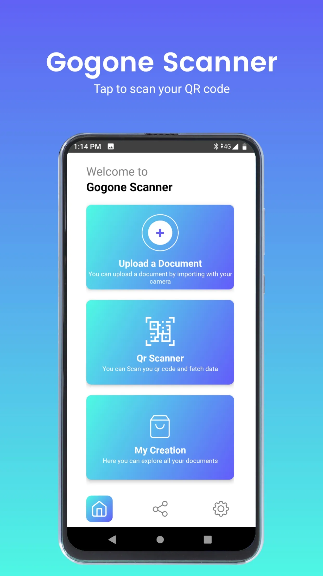 Gogone Scanner - PDF Creator | Indus Appstore | Screenshot