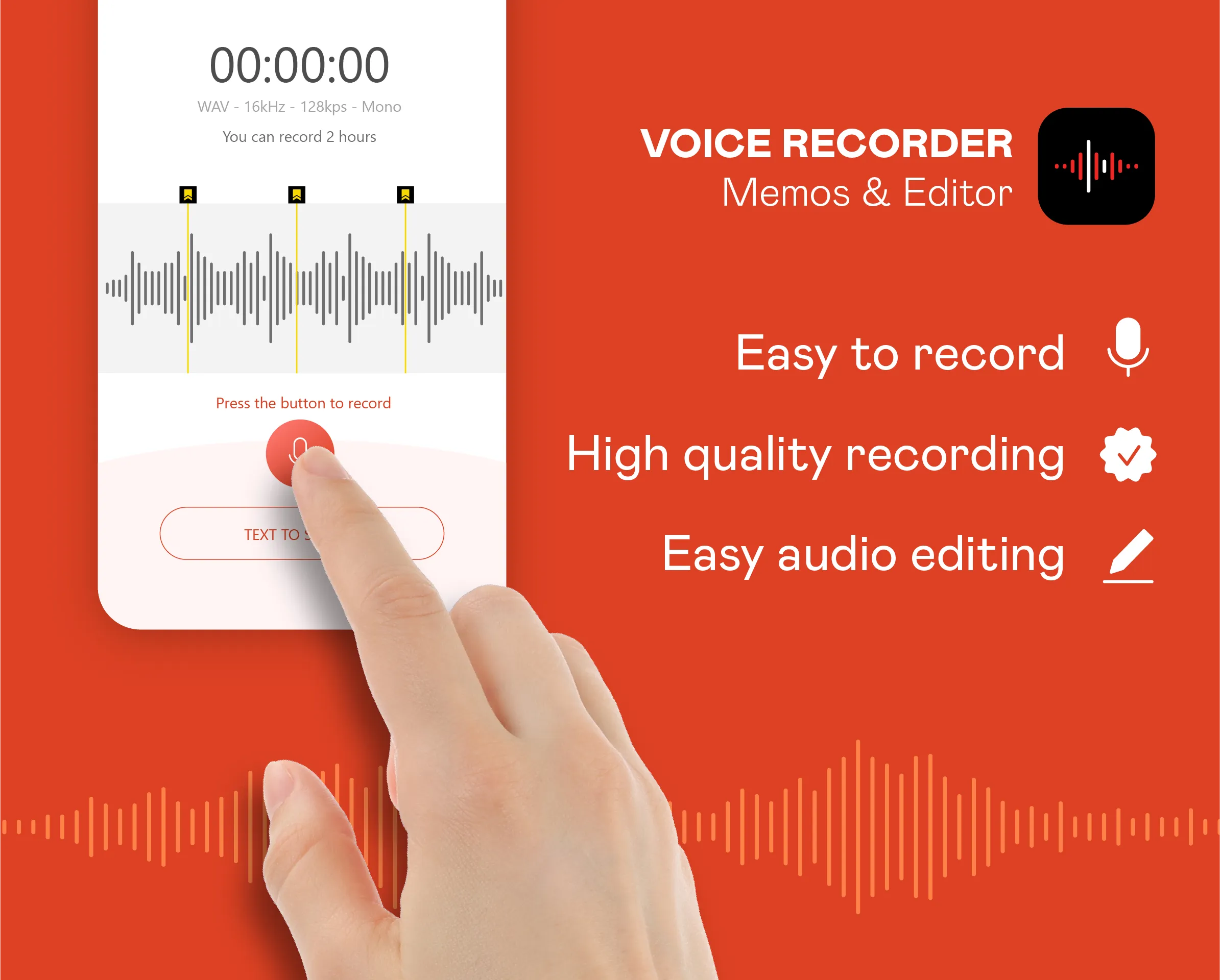 Voice Recorder: Memos & Editor | Indus Appstore | Screenshot