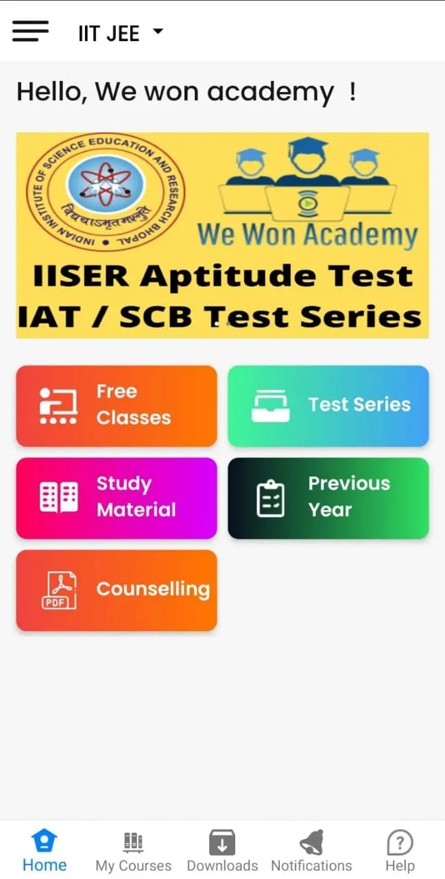 We Won Academy | Indus Appstore | Screenshot