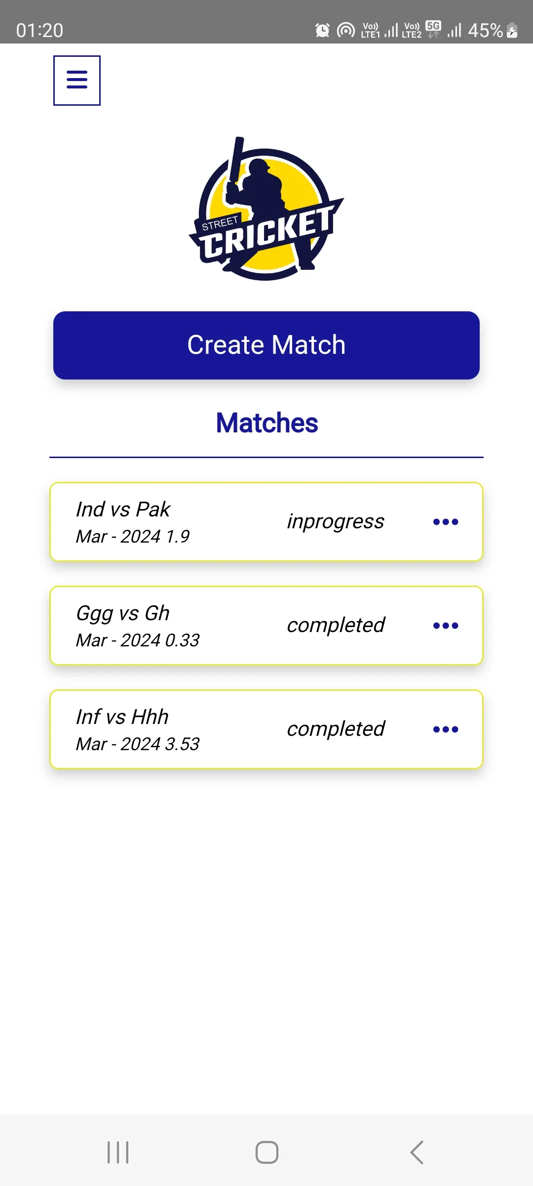 Cricket Scorer App | Indus Appstore | Screenshot