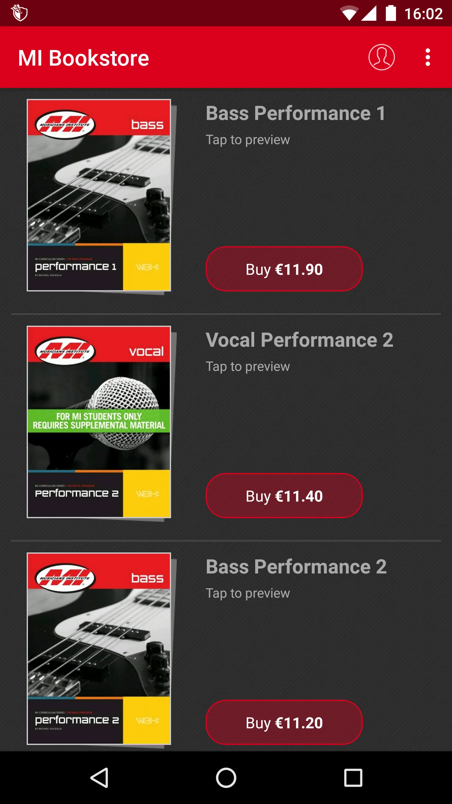 Musicians Institute Bookstore | Indus Appstore | Screenshot