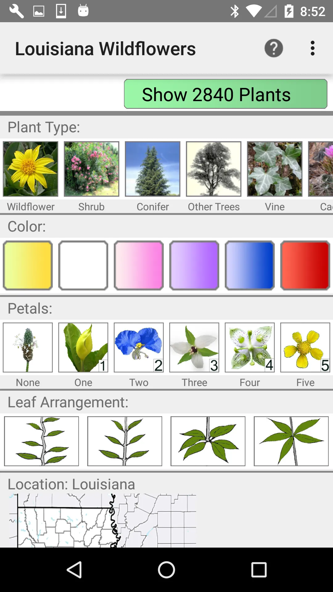 Louisiana Wildflowers | Indus Appstore | Screenshot