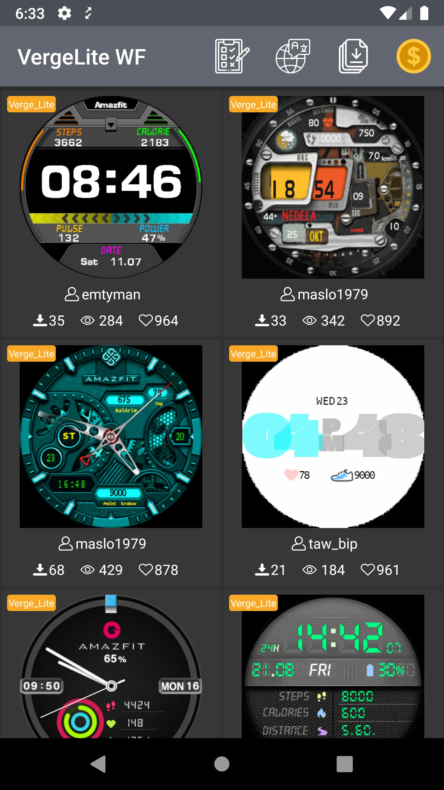 Verge Lite - Watch Face | Indus Appstore | Screenshot