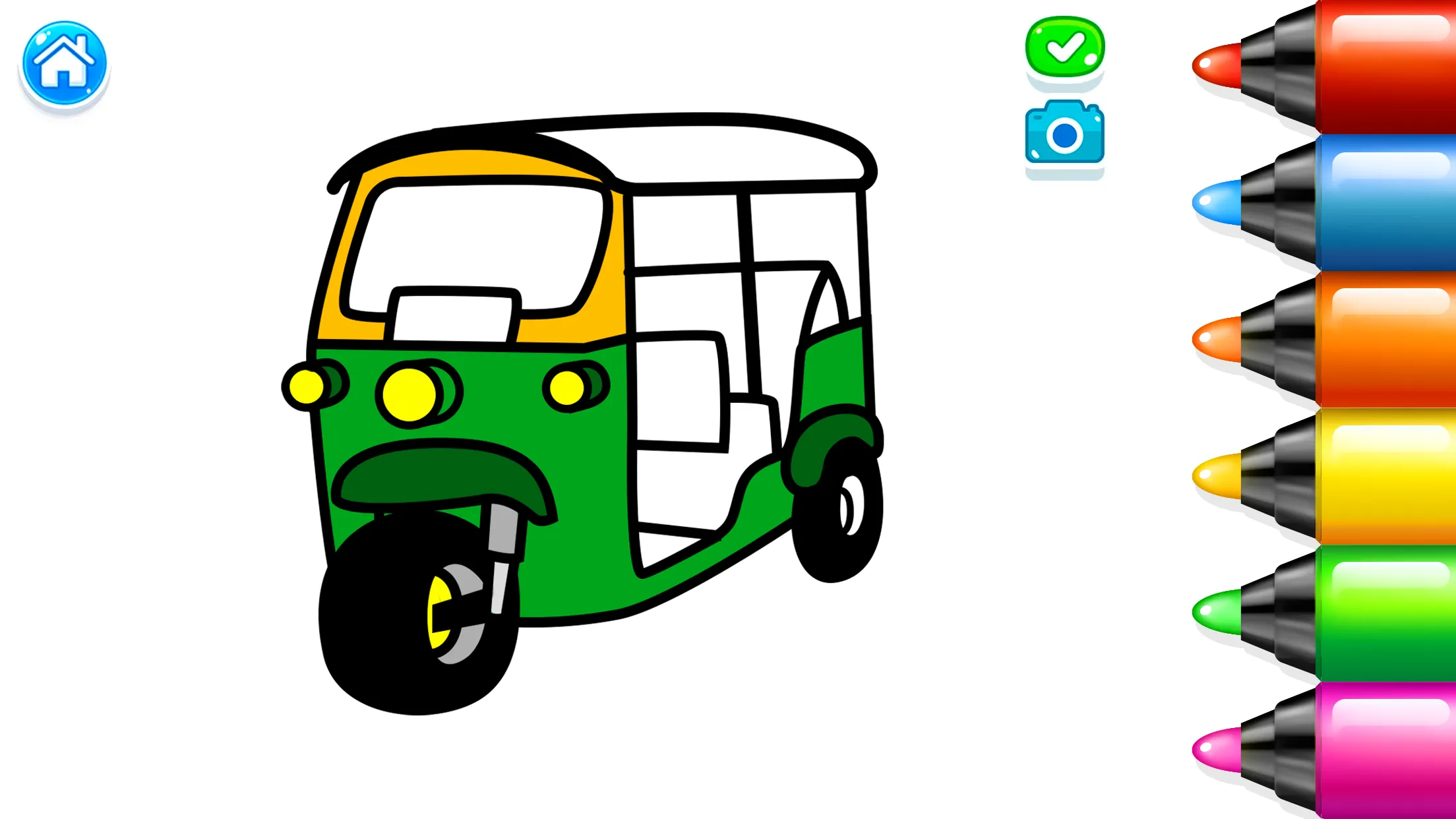 Kids Coloring Pages For Boys | Indus Appstore | Screenshot