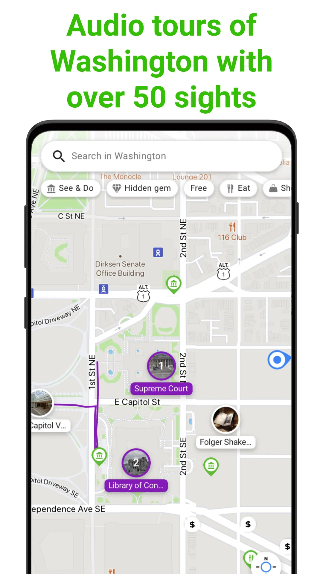 Washington SmartGuide | Indus Appstore | Screenshot