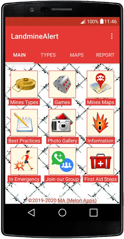 Landmine Alert | Indus Appstore | Screenshot