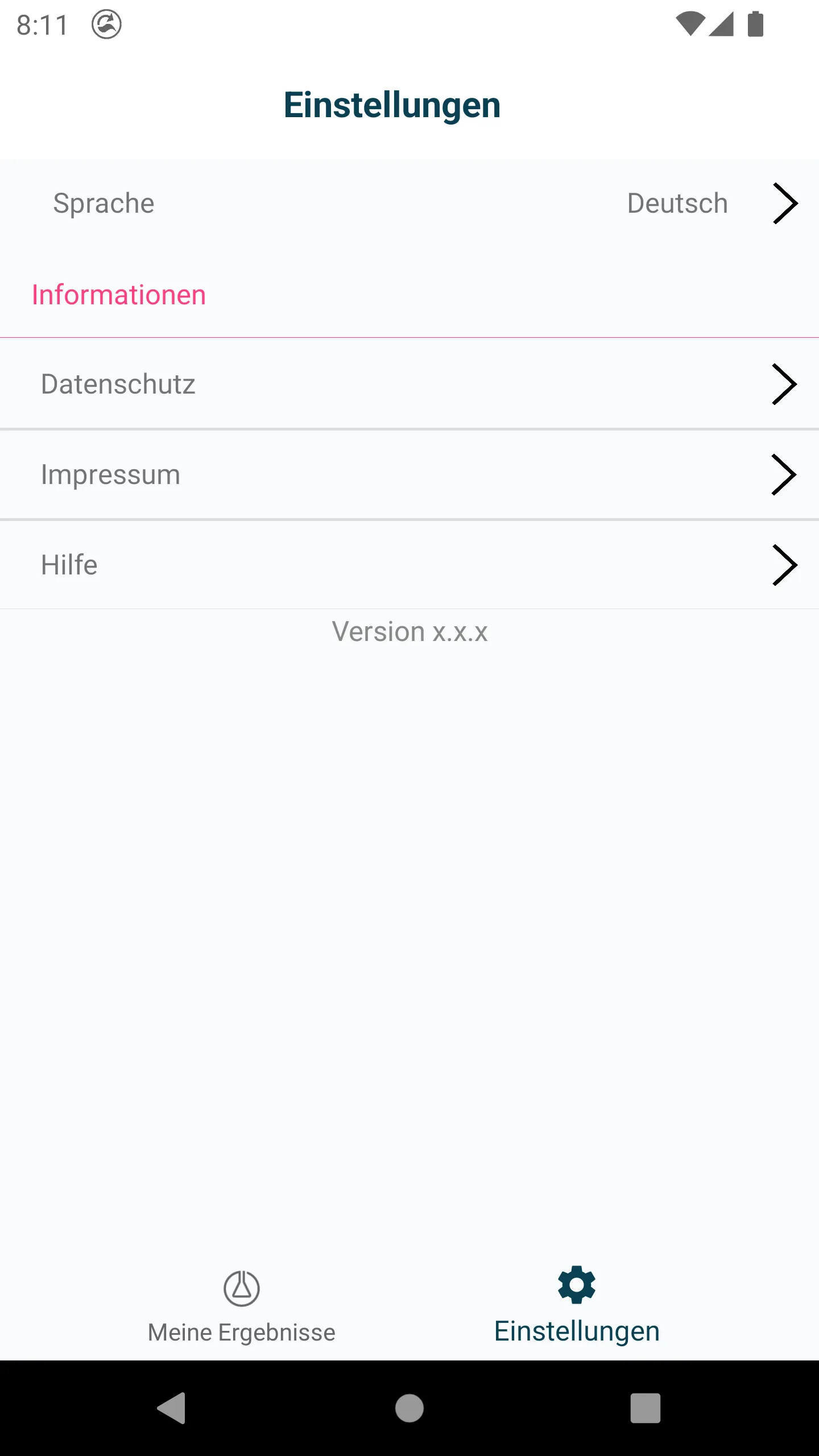 Mein Laborergebnis | Indus Appstore | Screenshot