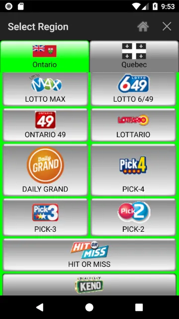 Lotto Player Canada | Indus Appstore | Screenshot