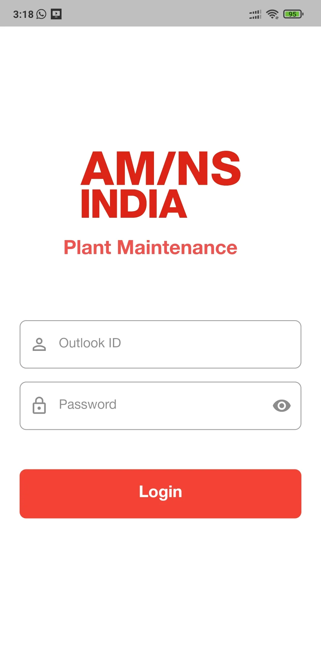 AM/NS Plant Maintenance | Indus Appstore | Screenshot