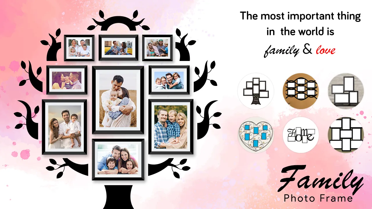 Family Photo Frame 2023 | Indus Appstore | Screenshot