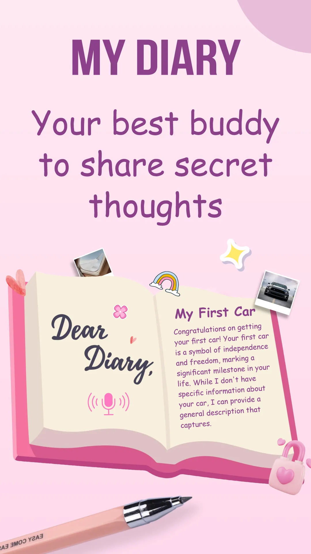 My Diary - Diary With Lock | Indus Appstore | Screenshot