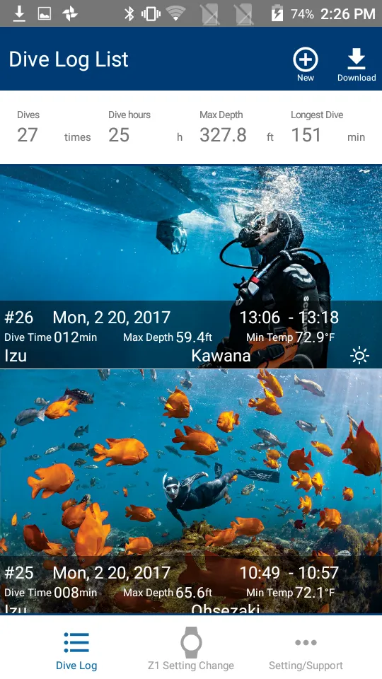 Z dive log  Manage & Set SCUBA | Indus Appstore | Screenshot