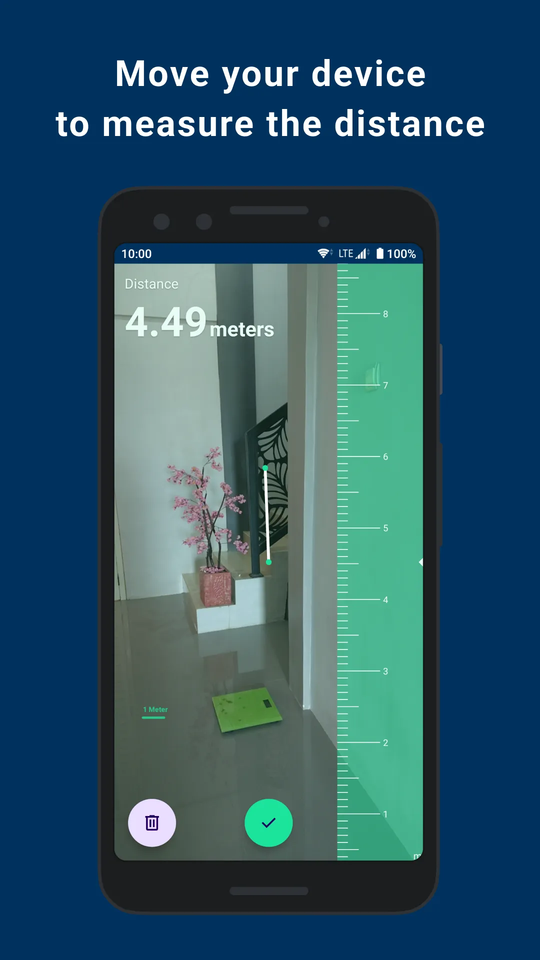 meesure: Measuring by moving | Indus Appstore | Screenshot