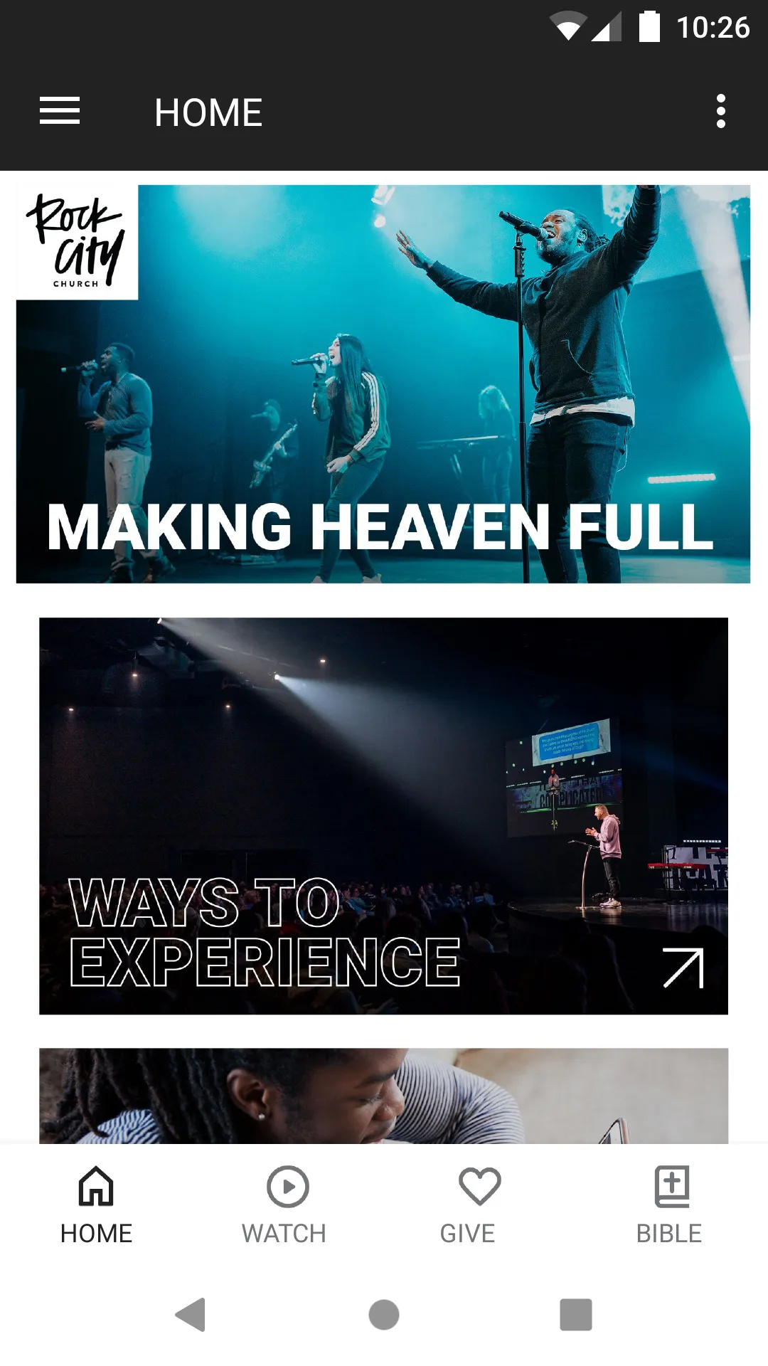 Rock City Church App | Indus Appstore | Screenshot