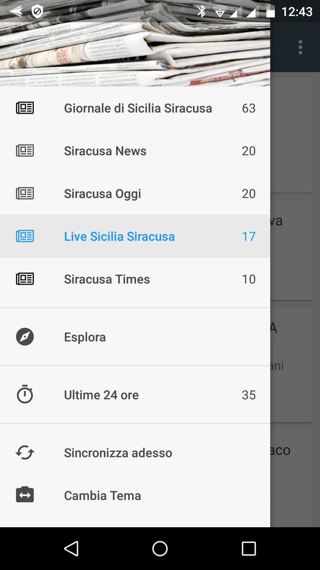 Siracusa notizie locali | Indus Appstore | Screenshot