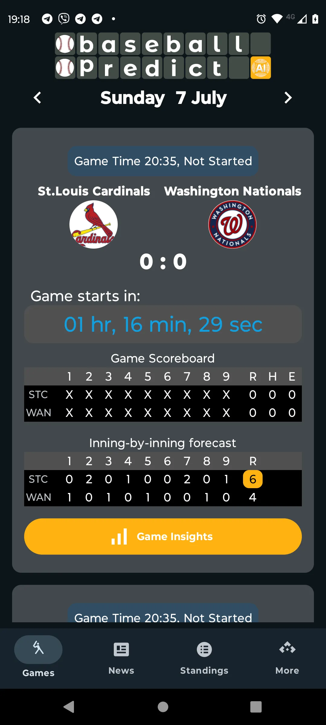 Baseball Predict‪s | Indus Appstore | Screenshot