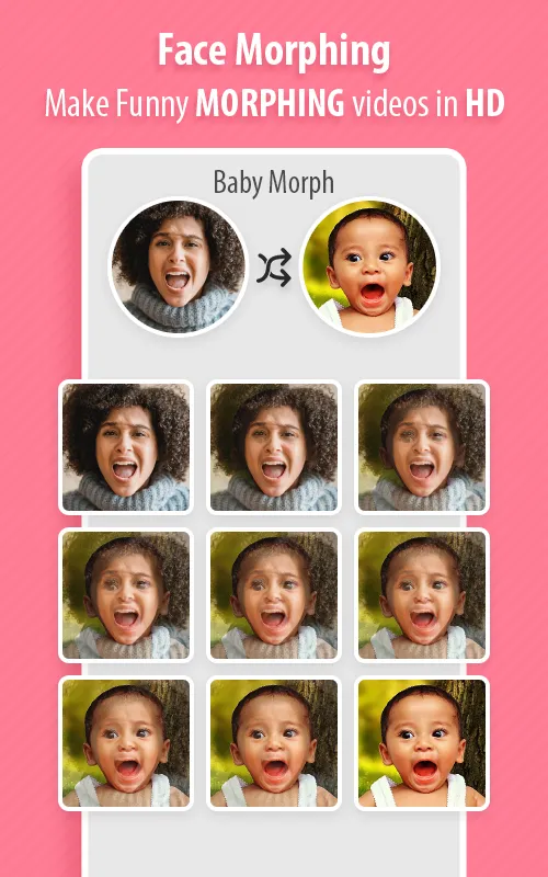 Face Morphing Blender - Video | Indus Appstore | Screenshot